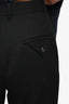 Bottega Veneta Black Straight Leg Pants Size 38