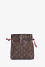 Louis Vuitton 2020 Monogram Fuchsia Suede Drawstring Noe Pouch