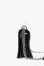 Christian Dior 2016 Black Grained Leather Medium Diorama Shoulder Bag