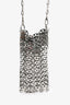 Paco Rabanne Silver Metal Chain Shoulder Bag