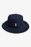 Louis Vuitton Navy Monogram Drawstring Bucket Hat Size 58