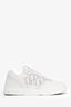 Christian Dior White Leather Low Top Sneakers Size 43 Mens