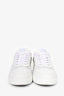 Christian Dior White Leather Low Top Sneakers Size 43 Mens