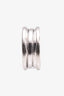 Bvlgari 18K White Gold B.Zero1 Ring Size 56