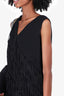 Elie Tahari Black Fringe Top Size S