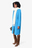 Proenza Schouler Blue Wool Single-Button Coat Size 6