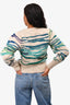 Isabel Marnt Eatoile Cream/Blue Striped Wool 'Serena' Sweater Size 34