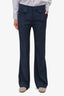 Chloe Navy Straight Legged Pants Size 38