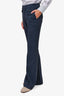 Chloe Navy Straight Legged Pants Size 38