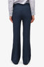 Chloe Navy Straight Legged Pants Size 38