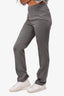 Akris Grey Wool Straight Legged Pant Size 8