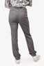 Akris Grey Wool Straight Legged Pant Size 8