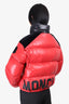 Moncler Red/Black Chouelle Down Jacket Size 1