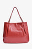 Pre-Loved Chanel™ 2012 Burgundy Caviar Leather CC Timeless Pleated Tote