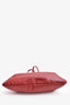 Pre-Loved Chanel™ 2012 Burgundy Caviar Leather CC Timeless Pleated Tote