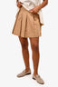 Burberry London Beige Pleated Mini Skirt Size 14Y Kids