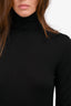 Joseph Black Wool Turtleneck Size S