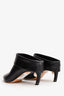 Nicholas Kirkwood Black Leather Pearl Detail Heeled Mules Size 40