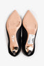 Nicholas Kirkwood Black Leather Pearl Detail Heeled Mules Size 40