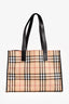 Burberry Coated Canvas Nova Check Tote (As Is)