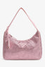 Prada Pink Satin Crystal Embellished Re-Edition 2000 Shoulder Bag