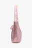 Prada Pink Satin Crystal Embellished Re-Edition 2000 Shoulder Bag