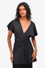 Rosetta Getty Black Tapered Top Est. Size L