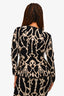 Alexander McQueen Black/Gold Embroidered Cardigan Est. Size M