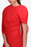 Jacquemus Red La Robe Costagna Dress Size 34