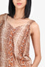 Smythe Snake Print Top Size XS