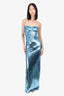 NBD Blue Sequin Gown Size X-Small with Tags