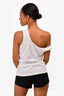 Jacquemus White Asymmetric Tank Top Size S