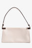 Prada White Brush Leather Small Handbag