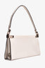 Prada White Brush Leather Small Handbag