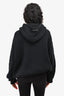 Essentials Fear of God Black Cable Knit Logo Hoodie Size S Mens