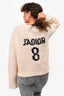 Christian Dior Cream Wool 'J'Adior 8' Pullover Sweater Size 10 US