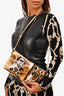 By Far Snake Print Patent Billy Shoulder Bag