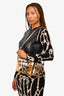 By Far Snake Print Patent Billy Shoulder Bag