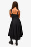 Ulla Johnson Black Sleeveless Corset Detail Midi Dress Size 0