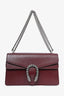 Gucci Burgundy Leather Small Dionysus Shoulder Bag