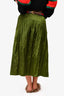 Vince Green Tiered Midi Skirt Size 2