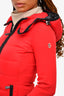 Moncler Grenoble Red/Black Ski Jacket Size XS