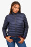 Moncler Navy Down Shell Jacket Size 2