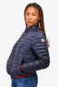 Moncler Navy Down Shell Jacket Size 2