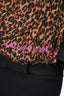 Louis Vuitton Leopard Print Cashmere/Silk Pink Logo Scarf