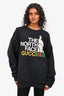 Gucci X The North Face Black Logo Kitten Printed Sweater Size M