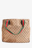 Gucci Brown GG Supreme Pocket Tote Bag (As Is)