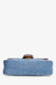 Gucci Blue Denim Pearly Mini Marmont Shoulder Bag