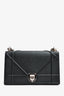 Christian Dior 2016 Black Grained Leather Small Diorama Chain Bag