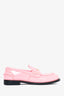 Miu Miu Pink Patent Leather Penny Loafers Size 37.5